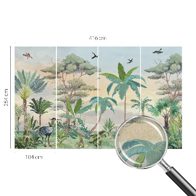 Fototapet barnrum Exotisk flora