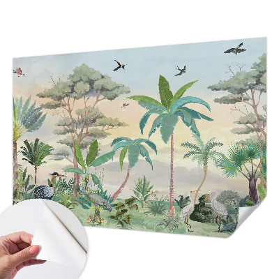 Fototapet barnrum Exotisk flora