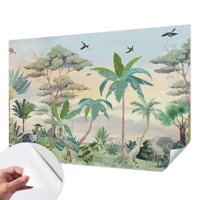 Fototapet barnrum Exotisk flora