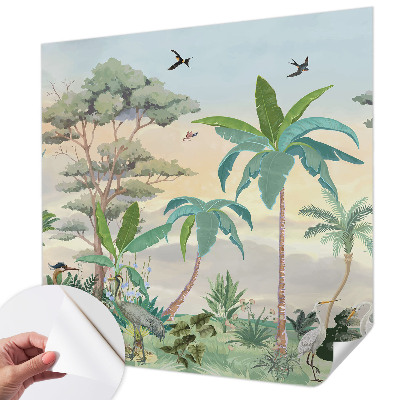 Fototapet barnrum Exotisk flora