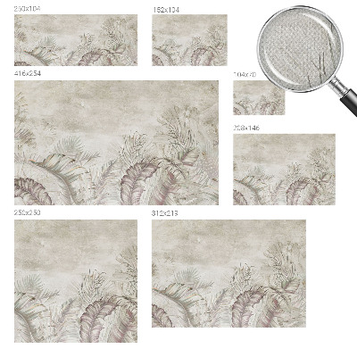 Fototapet barn Dekorativa blad