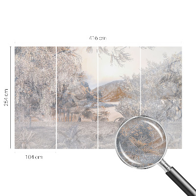 Peel and stick fototapet med motivet 