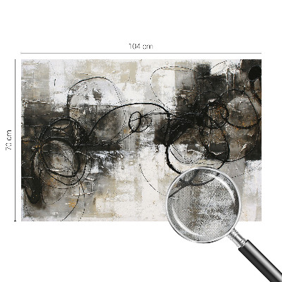 3D fototapet med ett abstrakt virvelmotiv
