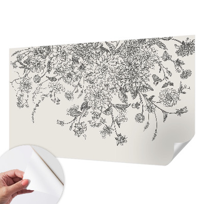 Fototapet barnrum Blommönster