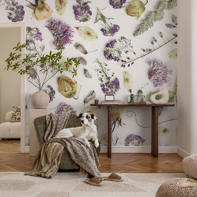 Fototapet för barn Torkade blommor