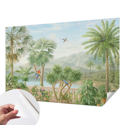 Självhäftande fototapet Exotiskt landskap