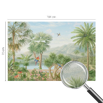 Självhäftande fototapet Exotiskt landskap