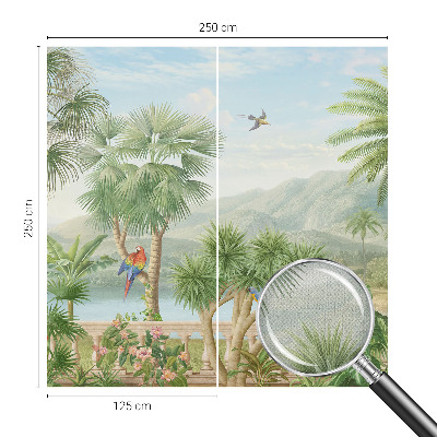 Självhäftande fototapet Exotiskt landskap