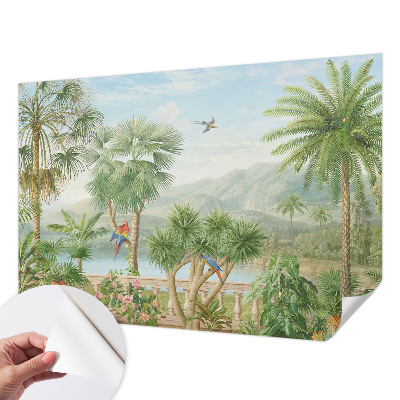 Självhäftande fototapet Exotiskt landskap