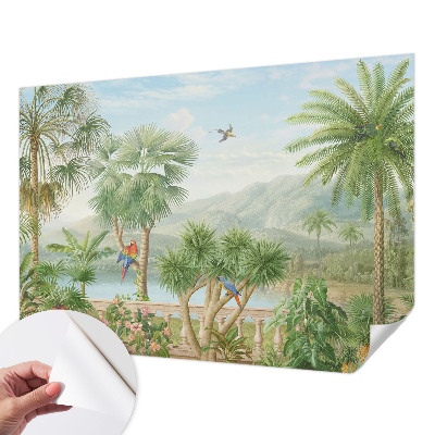 Självhäftande fototapet Exotiskt landskap