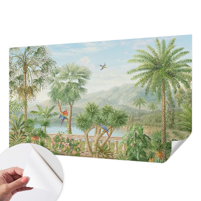 Självhäftande fototapet Exotiskt landskap