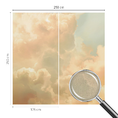 Självhäftande fotovägg Eteriska moln