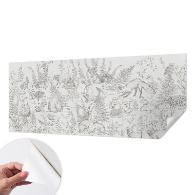 Peel and stick fototapet Skogens djur