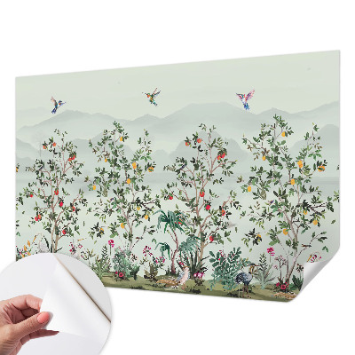 3D fototapet Exotiska träd