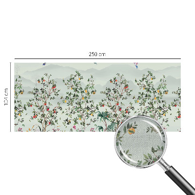 3D fototapet Exotiska träd