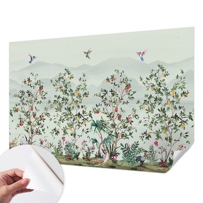 3D fototapet Exotiska träd