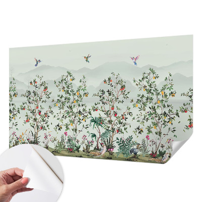 3D fototapet Exotiska träd