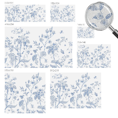 Fototapet barn Blommönster