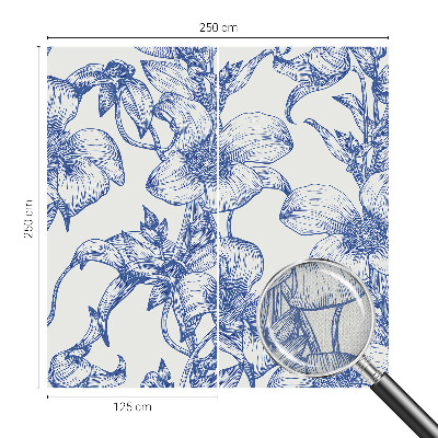 Fototapet för barn Blomgrenar