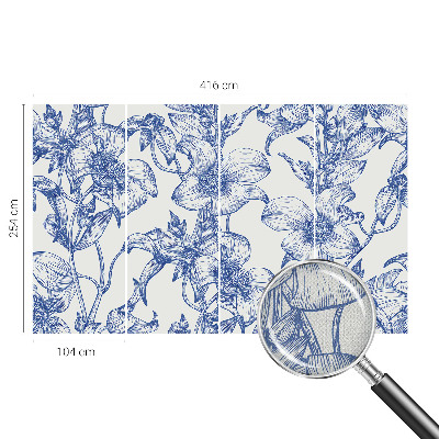 Fototapet för barn Blomgrenar