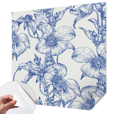 Fototapet för barn Blomgrenar