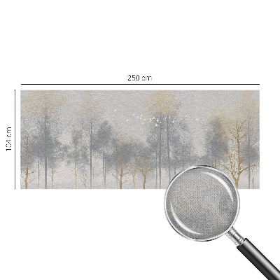 Fototapet barn med motiv av en lugn skog för barnrum
