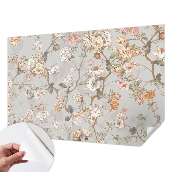 3D fototapet Romantiskt mönster