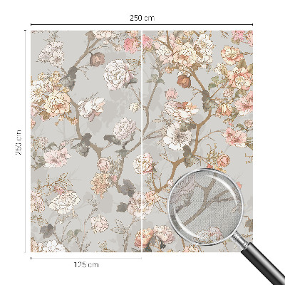 3D fototapet Romantiskt mönster