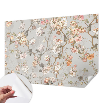 3D fototapet Romantiskt mönster