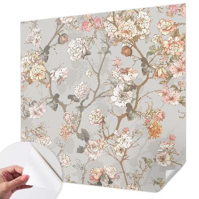 3D fototapet Romantiskt mönster