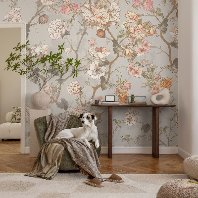 3D fototapet Romantiskt mönster