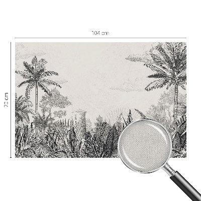 Självhäftande fototapet Tropiskt landskap