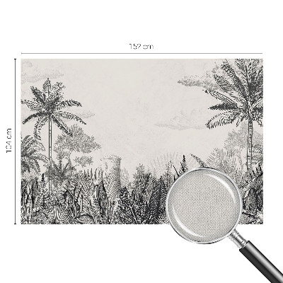 Självhäftande fototapet Tropiskt landskap