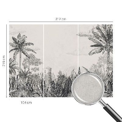 Självhäftande fototapet Tropiskt landskap