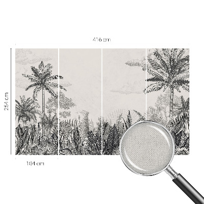 Självhäftande fototapet Tropiskt landskap