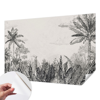 Självhäftande fototapet Tropiskt landskap