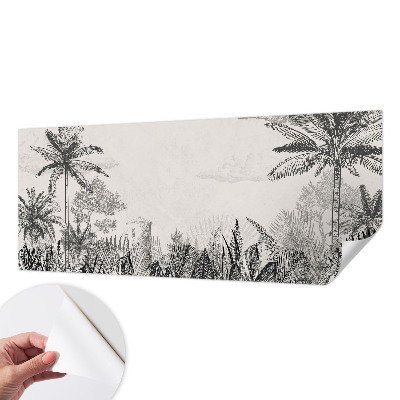 Självhäftande fototapet Tropiskt landskap