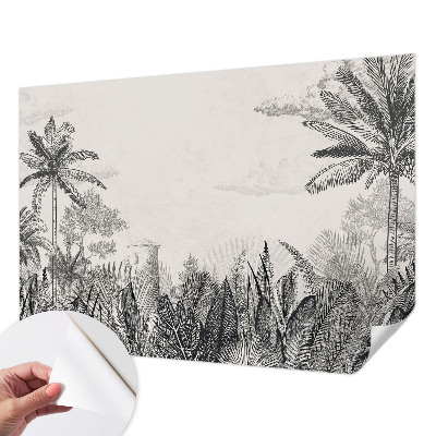 Självhäftande fototapet Tropiskt landskap