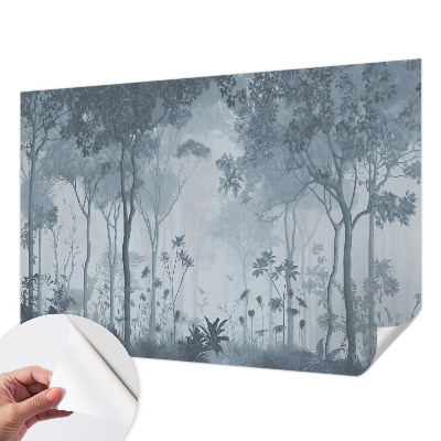 Självhäftande fotovägg Skogens mystik