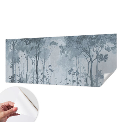 Självhäftande fotovägg Skogens mystik