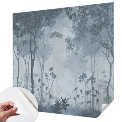 Självhäftande fotovägg Skogens mystik
