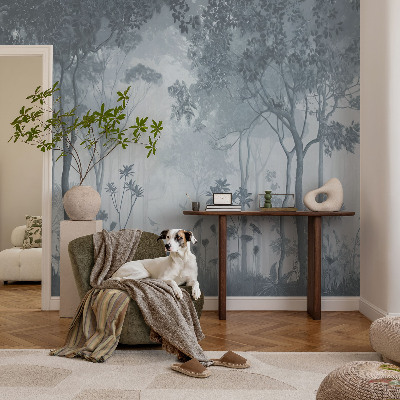 Självhäftande fotovägg Skogens mystik