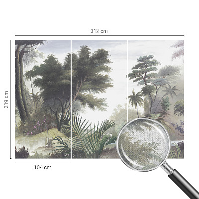 Självhäftande fototapet Exotiskt landskap