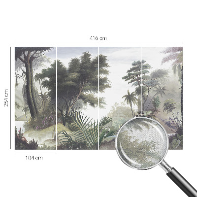 Självhäftande fototapet Exotiskt landskap