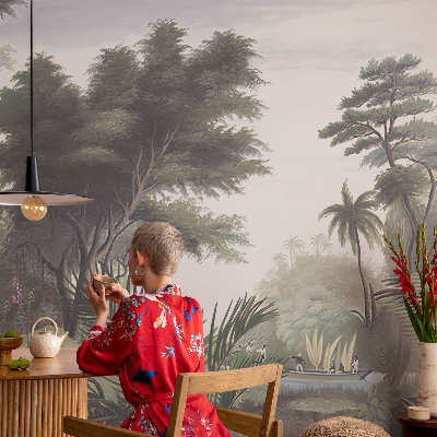 Självhäftande fototapet Exotiskt landskap