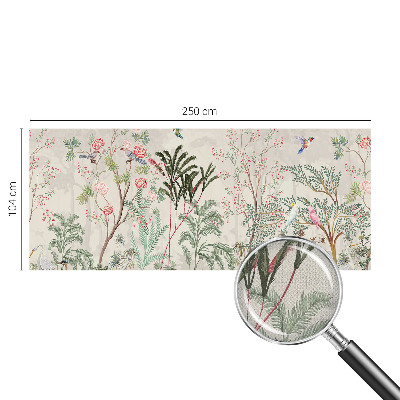 Peel and stick fototapet med motiv av en tropisk oas