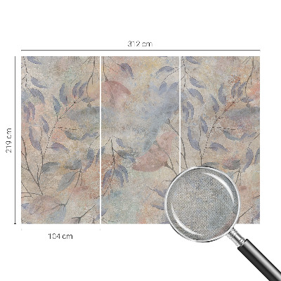 Fototapet barn Abstrakta löv