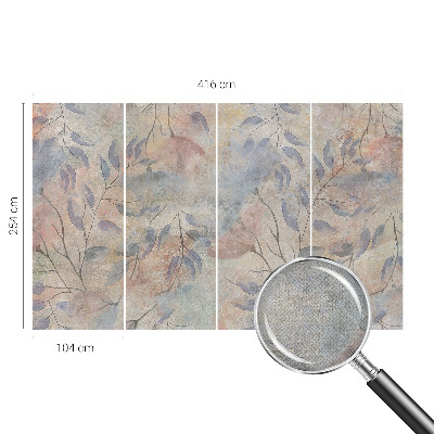 Fototapet barn Abstrakta löv