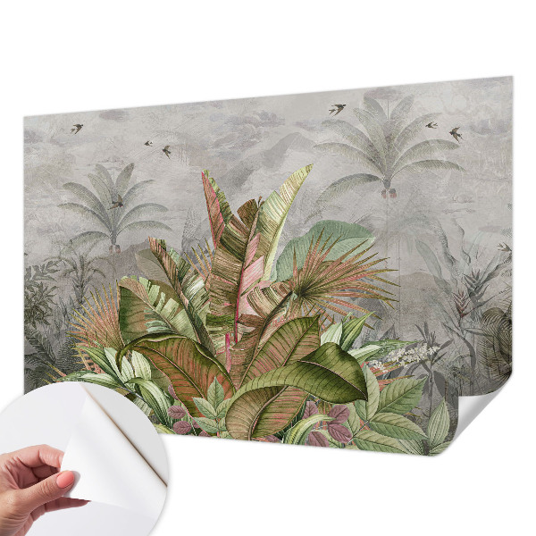 Självhäftande fototapet Exotisk djungel