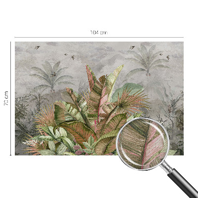 Självhäftande fototapet med exotiskt djungelmotiv
